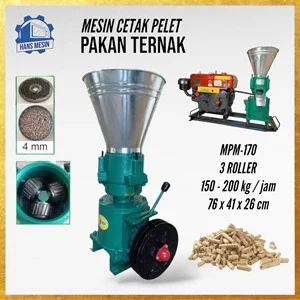 MESIN CETAK PELET PAKAN MPM-170 (MAHKOTA)