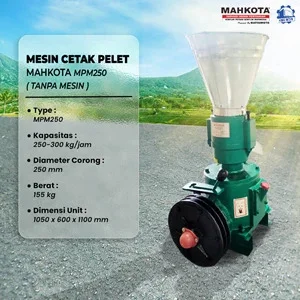 MESIN PAKAN TERNAK / MESIN CETAK PELET MAHKOTA MPM-250