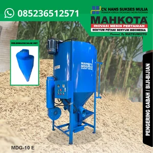 Mesin Dryer Pengering Gabah Padi atau Biji Bijian Paddy Dryer Mahkota MDG10 E