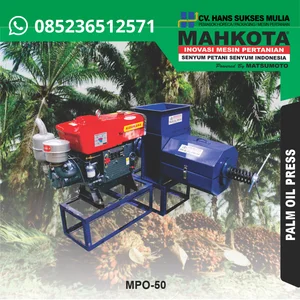 MESIN PERAS BIJI SAWIT / PALM OIL PRESS MPO-50 MAHKOTA