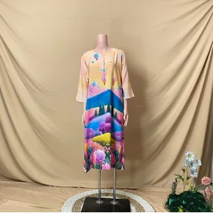 Daster Kudamas DS 19 KL 65 Rayon Premium – Tangan pertama Baju Tidur Adem & Jatuh di Badan