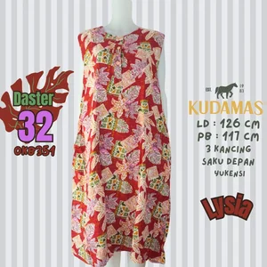  Daster Kudamas 32 Rayon Premium Tangan pertama Baju Tidur Adem Jatuh di Badan