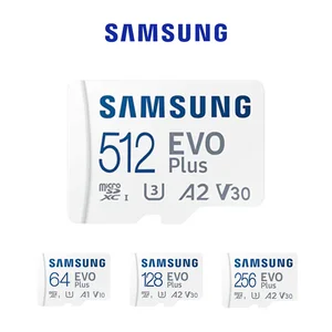 MICROSD SAMSUNG EVO PLUS 64GB / 128GB / 256GB / 512GB / 1TB speed upto 160MB/s Class 10 UHS3 A2 V30 memory card  micro SDXC free SD Adapter - Garansi Resmi 10th  