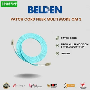 KABEL FIBER OPTIK BELDEN PATCH CORD FIBER MULTI MODE OM 3 PF3LDSD010MR2X