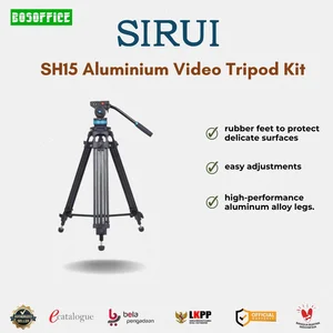 Tripod Kamera Video SIRUI SH15 Aluminium Video Tripod Kit
