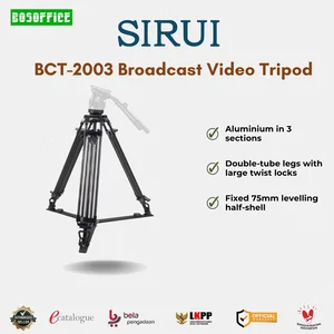 Tripod Kamera Video SIRUI BCT-2003 Broadcast Video Tripod