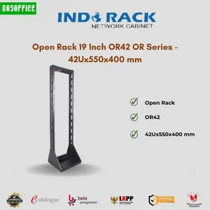 Rack Server Open Rack 19 Inch Indorack OR42 OR Series - 42Ux550x400 mm