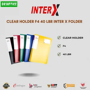 CLEAR HOLDER F4 40 LBR INTER X FOLDER