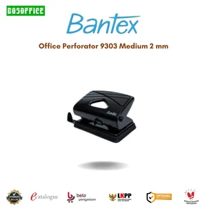 Pembolong Kertas Bantex Office Perforator 9303 Medium 2 mm