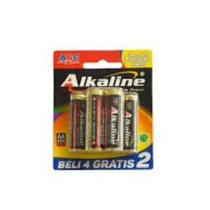 Baterai AA Alkaline Isi 6 Pcs