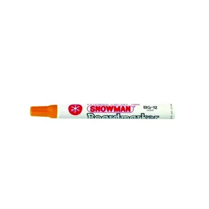 SPIDOL WARNA MARKER SNOWMAN BG-12 ORANGE KEMASAN (1 LUSIN = 12PCS)
