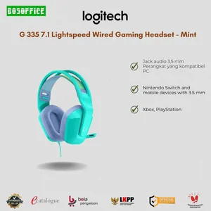 Gaming Headset Logitech G 335 7.1 Lightspeed Wired - Mint