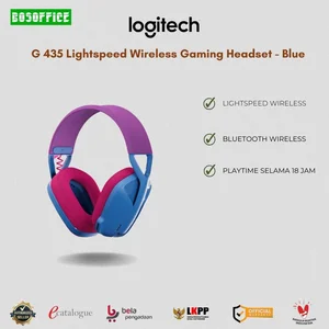 Gaming Headset Logitech G 435 Lightspeed Wireless - Blue