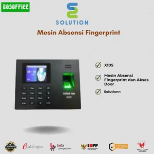Mesin Absensi Fingerprint Solution X105 dan Akses Door