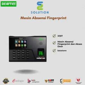 Mesin Absensi Fingerprint Solution X107 dan Akses Door
