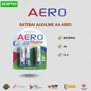 BATERAI ALKALINE AA AERO 1.5 V