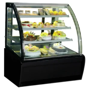 Gea Curved Glass Mesin Showcase Cake S-950A