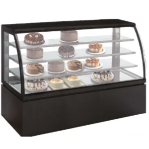 Gea Curved Glass Mesin Showcase Cake S-960A