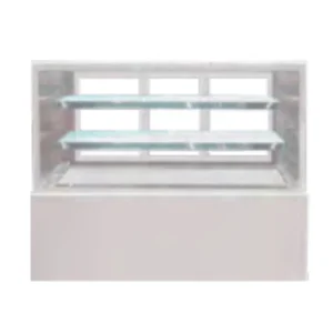 Gea Rectangular Mesin Showcase Cake (White) MR750V
