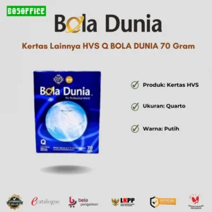 Kertas Lainnya HVS Q BOLA DUNIA 70 Gram