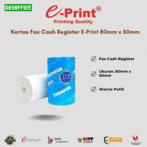 Kertas Fax Cash Register E-Print 80mm x 50mm