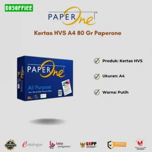 Kertas HVS A4 80 Gr Paperone