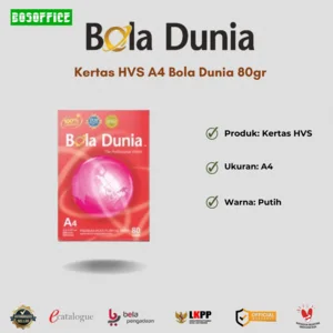 Kertas HVS A4 Bola Dunia 80gr