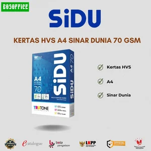 KERTAS HVS A4 SINAR DUNIA 70 GSM