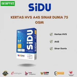 KERTAS HVS A4S SINAR DUNIA 75 GSM