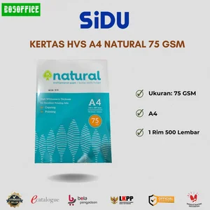KERTAS HVS A4 NATURAL 75 GSM