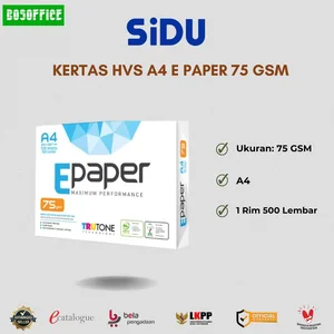 KERTAS HVS A4 E PAPER 75 GSM