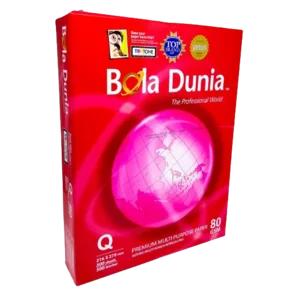 KERTAS HVS Q BOLA DUNIA 80 GSM