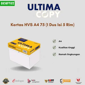 Kertas HVS A4 Ultima 75 (1 Dus Isi 5 Rim)