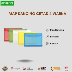MAP KANCING CETAK 3 WARNA