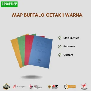 MAP BUFFALO CETAK 1 WARNA