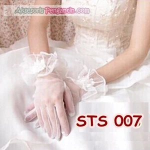Sarung Tangan Pengantin Full l Aksesoris Wedding Wanita - STS 007