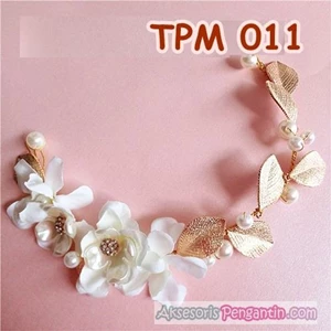 Crown Tiara bridal party Wedding Hair Accessories l White-TPM 011