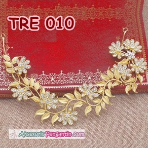 Bridal Hair decoration Gold Tiara Wedding Party Accessories l-TRE 010