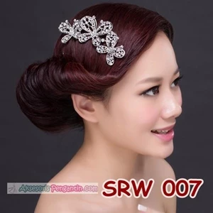 Sirkam Woman Wedding Hair Accessories Bun Modern Party l-SERIES of 007
