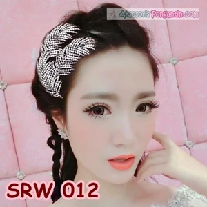 Sirkam Modern l Party Bun hair accessories Leaves Wedding-SERIES 012