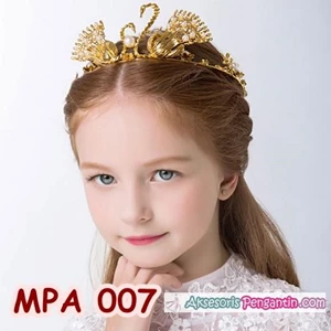 Modern children's Gold Crown accessories l Crown Hair Lady Party-MPA 007