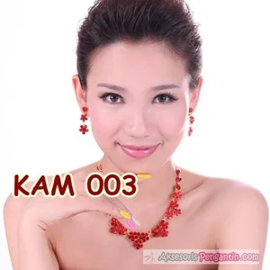 Kalung Anting Pesta Pengantin l Aksesoris Wedding Modern - KAM 003