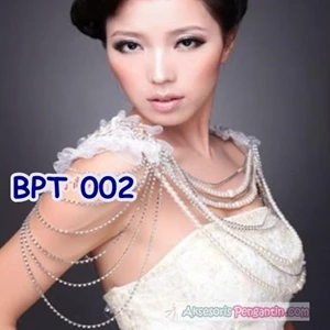 Bolero Pesta Mutiara- Cardigan Cristal Wedding Pengantin Wanita-BPT002