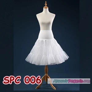 Rok Tutu Rok Pengembang Dress Putih l Rok Petticoat Gaun Pesta-SPC 006