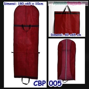Tas Pelindung Baju Pesta Maron (p180cm) l Cover Gaun Pengantin -CBP 005