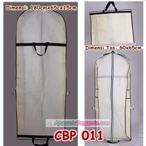 Protective Cover bag Wedding Party Dress Cream 180x65x15cm-CBP 011