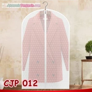 Pelindung Cover Baju Jaket Jas Pesta dari Debu-Transparan Motif-CJP012