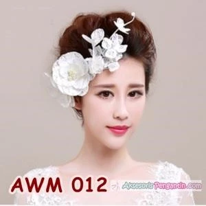 Wedding Party Hair Headpiece-Lace Accessories Bride-AWM012