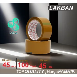 Lakban Bening 45X90 Yard Bodhi Tape