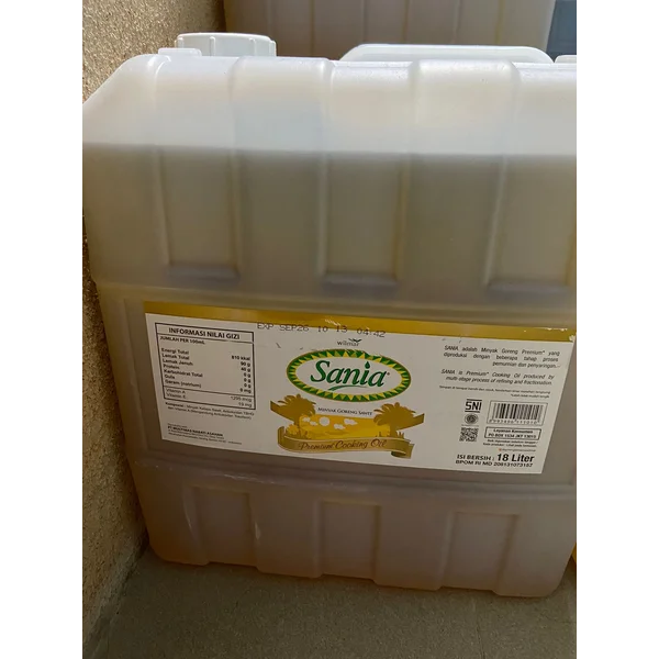 MINYAK GORENG SANIA JERIGEN 18L COOKING OIL PREMIUM